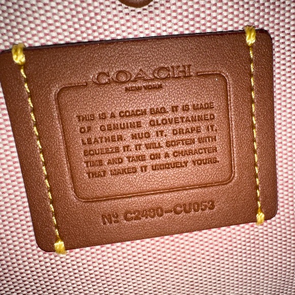 Coach Rogue 25 Tea Rose Floral Pink Shoulder Bag - Picture 6 of 6